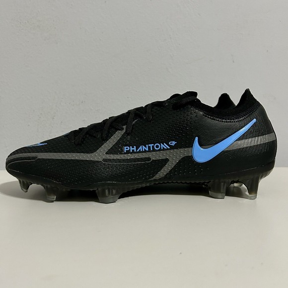 Nike Phantom GT2 Elite FG “Black Iron Grey” Men’s Size 9 Blue Soccer Cleats main image 5